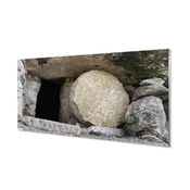 tulup.si Slika na akrilnem steklu Jama 120x60 cm 4 obešalnika