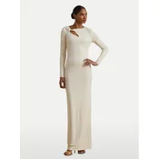LAUREN RALPH LAUREN Večerna obleka 253P03589002 Kremna Slim Fit