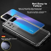 Kelleia Maska za mobilni telefon Redmi K40S, Providna