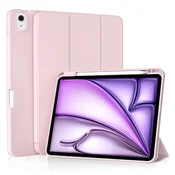 Etui Techsuit Flex Trifold z držalom za pisalo za iPad Air 11 2024/Air 11 2025 - pink