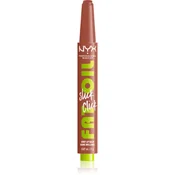 NYX Professional Makeup Fat Oil Slick Click tonirani balzam za ustnice odtenek Verified 2 g