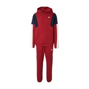 Nike Sportswear Trenirka za tek CLUB FLEECE mornarska / rdeča / bela