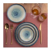 Jedilni set 24 kosov modra/porcelan