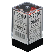 Kockice Chessex - Nebula - Luminary - Red & Silver (7)