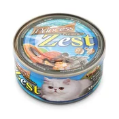PRINCESS Cat PREMIUM Zest - PIŠČANEC, TUNA, KLAPAVICA 170g