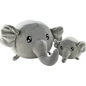 Magic Baby Slon - mamica z mladičkom - set plišastih igrač 20 in 40 cm