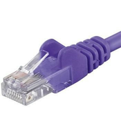 PremiumCord Povezovalni kabel UTP RJ45-RJ45 CAT6 2m vijolične barve
