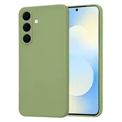 Silikonski ovitek Techsuit SoftFlex za Samsung Galaxy S25 FE - zelen