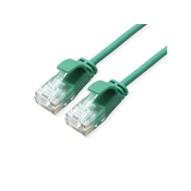 Secomp Roline UTP Data Center PatchCord Cat6A, Slim, LSOH, zelena 1.5m
