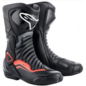 Motorističke čizme Alpinestars S-MX 6 crno-sive-fluo crvene