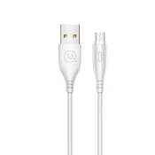 USAMS USAMS MICRO USB KABEL 2A FAST CHARGE 1M ZA POLNJENJE TELEFONOV, BEL, (21980529)