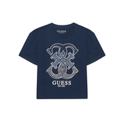 Guess Majica J6RI28 K6YW4 Mornarsko modra Regular Fit