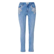 KOROSHI Kavbojke moder denim