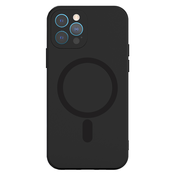 Ovitek Urbie MagSilicone Black, Iphone 12/12 Pro