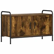 vidaXL TV omarica 79,5 x 33 x 50 cm Dimljen hrast Inženirski les