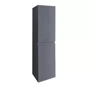 Obešena stranska omarica Cube antracitno siva