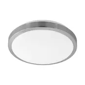 Eglo Competa 1 plafonjera/1, led, 23w, 2500lm, precnik 325, nikl-mat/bela