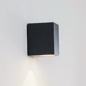 Lucande LED zunanje stensko svetilo Tavi, antracit, 9,5 cm, IP54 - Sodobni - Kovina