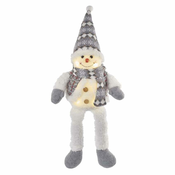 Emos LED božični snežak sedeč, 31 cm, 3x AA, notranja, topla bela