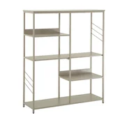 Homestar Polica DIMITRA 100x30x124 cm siva