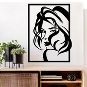 Wallity Zidna dekoracija Look, 56 x 41 cm, Crna