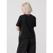 Danza ŽENSKA MAJICA KRATEK ROKAV Z INSERTI MACRAME 40D290J21