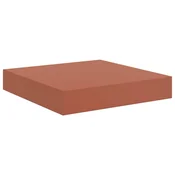 Vidaxl Stenska polica 4 szt. Rdeča 23 x 23,5 x 4 cm Konstruiran les