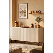 Hanah Home komoda Corsa 180, 180 cm, bela / travertin