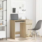 Radni stol sonoma hrast 86x49x76 cm konstruirano drvo