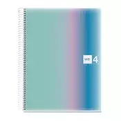 Kolegij blok Miquelrius A4 70g 120L spiralni crte Aurora Santorini MR4259
