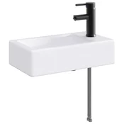 Umivaonik za kupaonicu Mat Crna 45,5 x 25,5 x 13 cm Metal