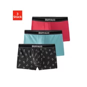 BUFFALO Spodnjice svetlo bež/turkizna/melona/črna
