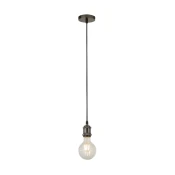 Searchlight 7461BC - Luster na sajli SUSPENSION 1xE27/60W/230V antracit
