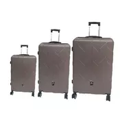 Hoffmanns 3-dijelni ABS set kofera platinum