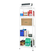 Kovinski regal Drumy 130 (V x Š x G: 180 x 100 x 40 cm, Število polic: 5 kos, Priklop)