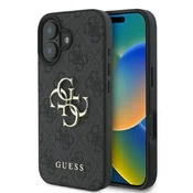 Maska Guess GUHCP16S4GMGGR tvrda crna maskica 4G Big Logo za iPhone 16 6.1 (GUHCP16S4GMGGR)