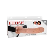 Pipedream Velika gel proteza za penis za moške, fetiš 11, votla, Strap-on