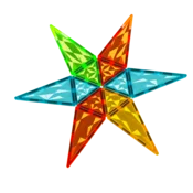Geomag Geomag Magnetic Tiles Raketa, magnetna sestavljanka, 32 kosov