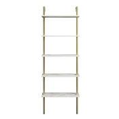 Hanah Home Piante White Gold Polica za knjige 60x174x22cm, Bela