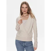 Vila Pulover Ril 14092042 Bež Regular Fit