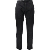 LA MARTINA BLACK MEN'S TROUSERS