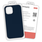 Silikonski ovitek MySafe za Apple iPhone XS Max - temno moder KP26703