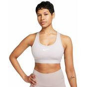 Sportski grudnjak Nike Swoosh Medium Support Non-Padded Sports Bra - platinum violet/white