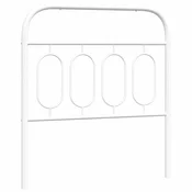 Vidaxl Kovinsko nadomestno vzglavje belo 80 cm