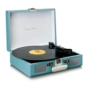 LENCO Gramofon TT-110, z zvočniki, bluetooth, retro, moder