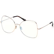 Tom Ford Blue Block Ženski okvir za dioptrijske naocare 0FT6049-B 2860, Roze