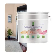 shumee Keramična barva za stene, pralna, svetlo bež, pastelna, 2 l, odporna proti madežem