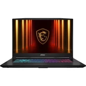 MSI prenosnik Katana 17 HX B14WFK/17,3/Intel Core i7 14650HX/16 GB RAM/1 TB SSD/RTX 5060/QHD 240 Hz/Win11 Home/NB17MS00003-W11H