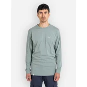 REELL Staple Logo moška majica z dolgimi rokavi chinois green