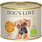 DOGS LOVE BIO mokra pasja hrana - puran, 200 g